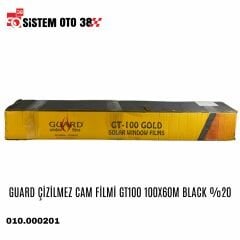 GUARD ÇİZİLMEZ CAM FİLMİ GT100 100X60M BLACK %20 |  | CAM FİLMLERİ