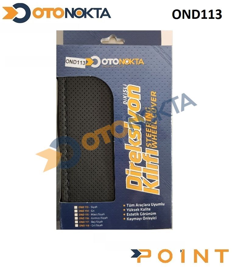 DIREKSIYON KILIFI DIKMELI NOKTALI SIYAH FX