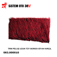 TRM PELUŞ UZUN TÜY BORDO-SİYAH KIRÇIL |  | PELUŞLAR
