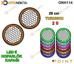 20 CM HOPARLOR KAPAGI ISIKLI TURUNCU