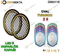 OVAL HOPARLOR KAPAGI ISIKLI TURUNCU