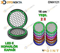 16 CM HOPARLOR KAPAGI ISIKLI YESIL