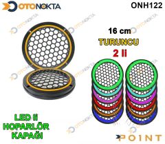16 CM HOPARLOR KAPAGI ISIKLI TURUNCU