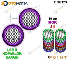 16 CM HOPARLOR KAPAGI ISIKLI MOR