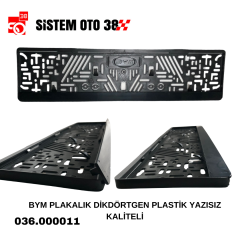 BYM PLAKALIK DİKDÖRTGEN PLASTİK YAZISIZ KALİTELİ |  | PLAKALIKLAR