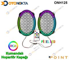 OVAL HOPARLOR KAPAGI PIXEL LED KUMANDALI