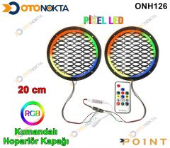 20 CM HOPARLOR KAPAGI PIXEL LED KUMANDALI