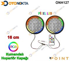 16 CM HOPARLOR KAPAGI PIXEL LED KUMANDALI
