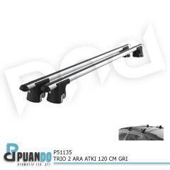 TRIO 2 ARA ATKI 120 CM GRI