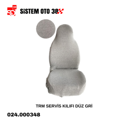 TRM SERVİS KILIFI DÜZ GRİ |  | KOLTUK KILIF VE MİNDER