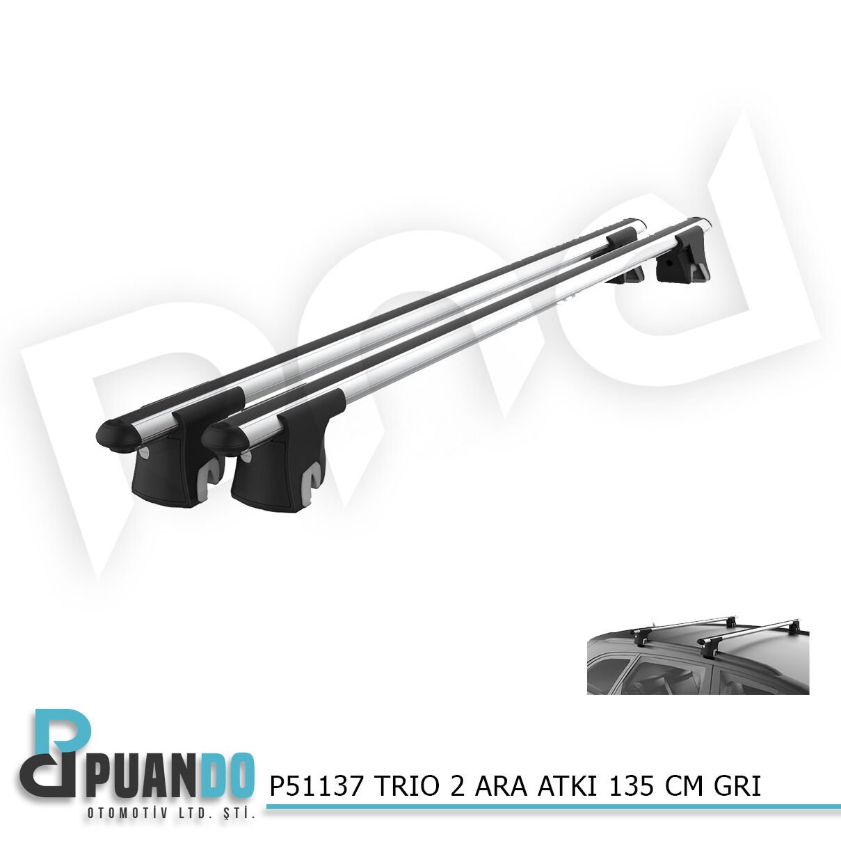 TRIO 2 ARA ATKI 135 CM GRI