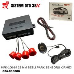 MFK-100-64 22 MM SESLİ PARK SENSÖRÜ KIRMIZI |  | PARK SENSÖRLERİ