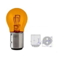 AMPUL>12V 1016 21/5W YAK.TIR.SARI = TURUNCU ŞAŞI TIRNAK SL3708