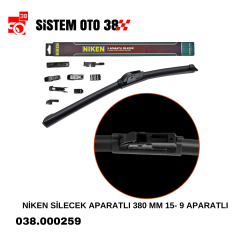 NİKEN SİLECEK APARATLI 380 MM 15- 9 APARATLI |  | SİLECEKLER