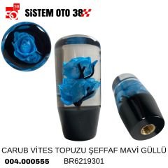 CARUB VİTES TOPUZU ŞEFFAF MAVİ GÜLLÜ BR6219301 |  | ARAÇ İÇİ AKSESUARLAR