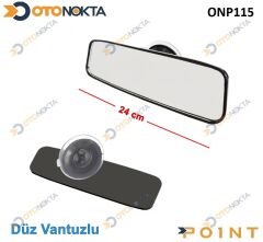 AYNA IC VANTUZLU 24 CM SIYAH ITHAL