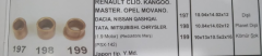 MARŞ BURCU (TK) RENAULT CLIO. KANGOO.MASTER. TRAFIC. DACIA. OPEL MOVANO. NISSAN QASHQAI.TATA. MITSUBISHI. CHRYSLER.(BENZİNLİ, DİZEL) (1.9 MOTOR) (REDÜKTÖRLÜ MARŞ) JAPON TİP. Y.MD. 10.04x14.02x12 10.04x14.02x12 10x13x10.5x2x16
