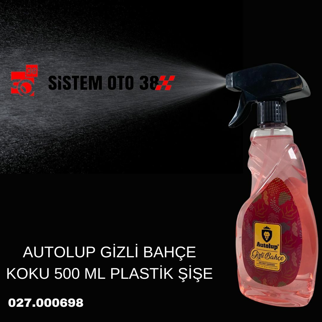 AUTOLUP GİZLİ BAHÇE KOKU 500 ML PLASTİK ŞİŞE |  | KOZMETİK GRUBU