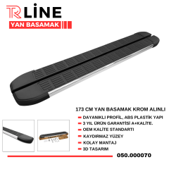TR-LİNE YAN BASAMAK KROM ALINLI 173 CM |  | YAN BASAMAK VE TAVAN BAR