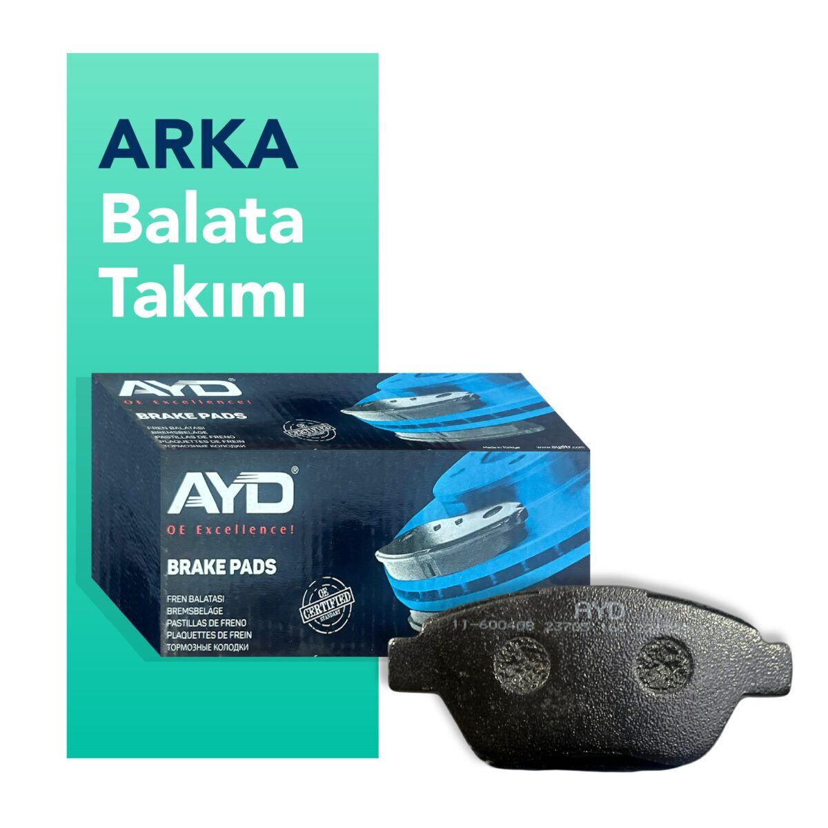 VW Beetle Arka Fren Takım Balatası (2011-2017)