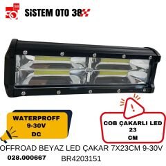 OFFROAD BEYAZ LED ÇAKAR 7X23CM 9-30V BR4203151 |  | LED AYDINLATMA GRUBU