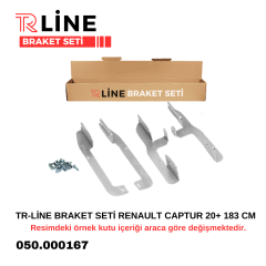 TR-LİNE BRAKET SETİ RENAULT CAPTUR 20+ 183 CM |  | YAN BASAMAK VE TAVAN BAR