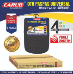 PASPAS KAUÇUK ŞAFT ÜSTLÜ SİYAH 5 PARÇA ÖN-ARKA ÜNİVERSAL