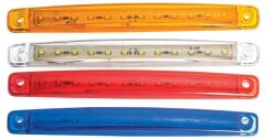 PARMAK LAMBA UZUN 12 LEDLİ MAVİ 12V-24V | EMİR