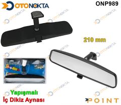 AYNA IC YAPISMALI 210 MM SIYAH POINT