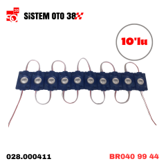 BR0409944 PARMAK LAMBA TEK MERCEKLİ LED MAVİ 10LU |  | LED AYDINLATMA GRUBU
