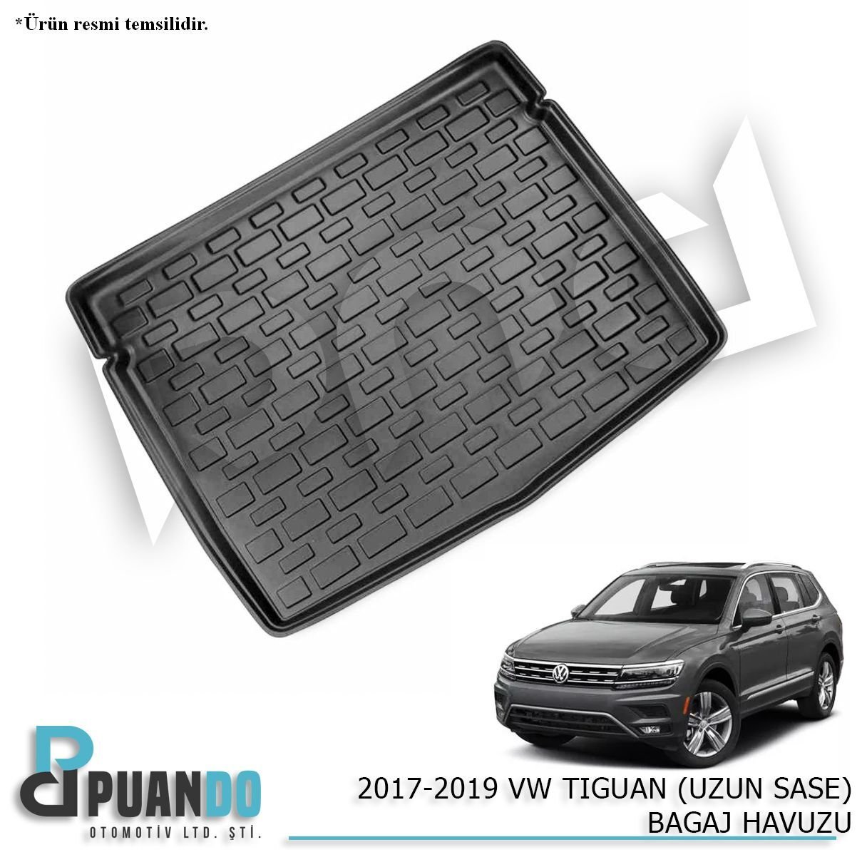 2017-2019 VW TIGUAN (UZUN SASE) BAGAJ HAVUZU