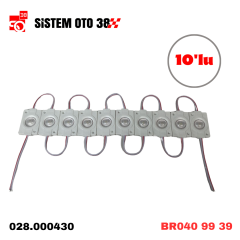 BR0409939 PARMAK LAMBA TEK MERCEK LED BEYAZ 10LU |  | LED AYDINLATMA GRUBU