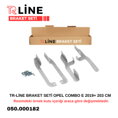 TR-LİNE BRAKET SETİ OPEL COMBO E 2019+ 203 CM |  | YAN BASAMAK VE TAVAN BAR