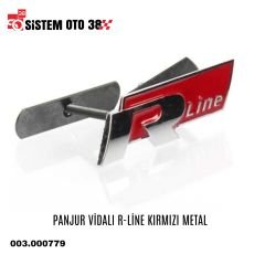 PANJUR VİDALI R-LİNE KIRMIZI METAL |  | ARAÇ DIŞI AKSESUARLAR