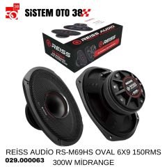 REİSS AUDİO RS-M69HS OVAL 6X9 150RMS 400W MİDRANGE |  | MİDRANGELER