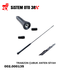 TRABZON ÇUBUK ANTEN SİYAH |  | ANTENLER