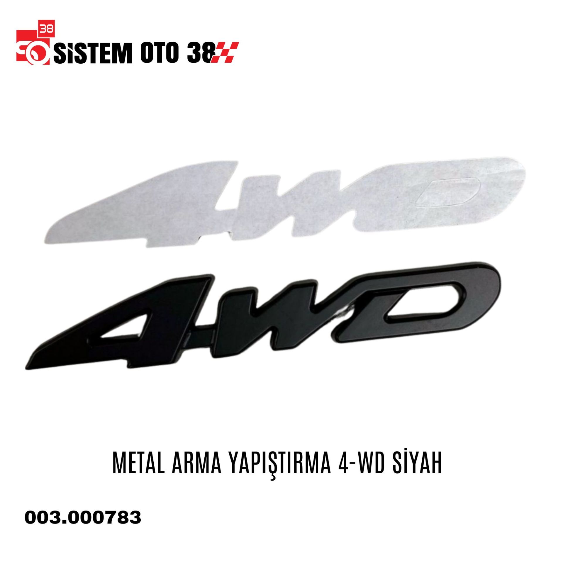 METAL ARMA YAPIŞTIRMA 4-WD SİYAH |  | ARAÇ DIŞI AKSESUARLAR