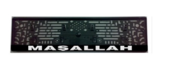 PLAKA ALTLIĞI ** MAŞALLAH YAZILI ** TAKMATİK DİKDÖRTGEN