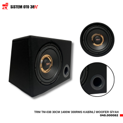 TRM TM-038 30CM 1400W 300RMS KABİNLİ WOOFER SİYAH |  | WOOFERLAR