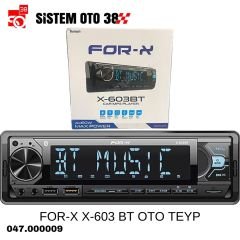 FOR-X X-603 BT OTO TEYP |  | TEYPLER