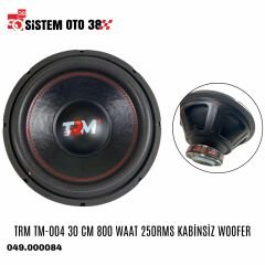 TRM TM-004 30 CM 800 WAAT 250RMS KABİNSİZ WOOFER |  | WOOFERLAR