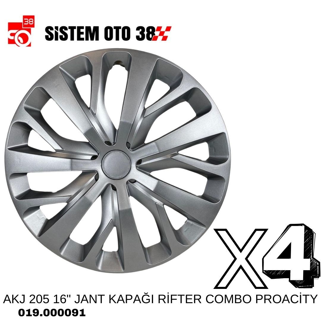 AKJ 205 16'' JANT KAPAĞI RİFTER COMBO PROACİTY |  | JANT KAPAKLARI