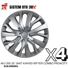 AKJ 205 16'' JANT KAPAĞI RİFTER COMBO PROACİTY |  | JANT KAPAKLARI