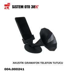 AKUSTİK GRAMAFON TELEFON TUTUCU |  | ARAÇ İÇİ AKSESUARLAR