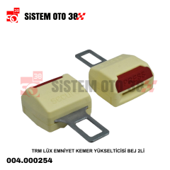 TRM LÜX EMNİYET KEMER YÜKSELTİCİSİ BEJ 2Lİ |  | ARAÇ İÇİ AKSESUARLAR