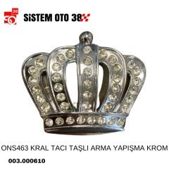 ONS463 KRAL TACI TAŞLI ARMA YAPIŞMA KROM |  | ARAÇ DIŞI AKSESUARLAR