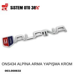 ONS434 ALPİNA ARMA YAPIŞMA KROM |  | ARAÇ DIŞI AKSESUARLAR