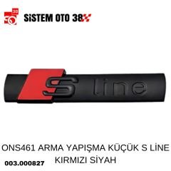 ONS461 ARMA YAPIŞMA KÜÇÜK S LİNE KIRMIZI SİYAH |  | ARAÇ DIŞI AKSESUARLAR