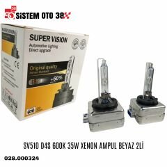 SV510 D8S 600K 35W XENON AMPUL BEYAZ 2Lİ |  | LED AYDINLATMA GRUBU