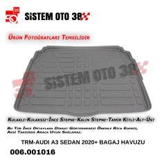 TRM-AUDI A3 SEDAN 2020+ BAGAJ HAVUZU |  | BAGAJ HAVUZLARI
